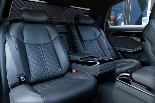Audi A8 60 TFSI e quattro S-Line S-stoelen Pano B&O 360 Head Up Keyless Softclose Matrix Massage ACC
