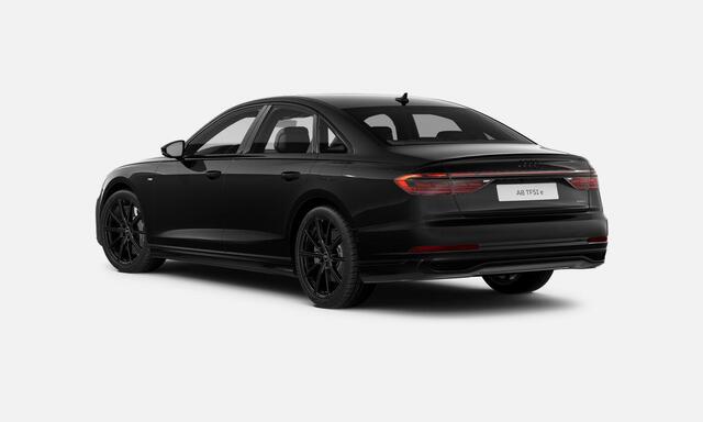 Audi A8 60 TFSI e quattro S-Line | Pano | B&O | Head Up | 4-Wiel Best. | Comfortstoelen | 21 inch | Servo | Ventilatie/Massage | 360Cam | Parkeerassistent | Leder |