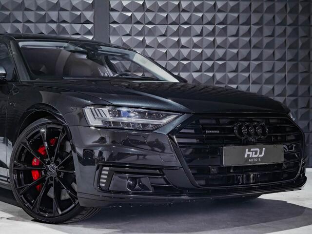 Audi A8 60 TFSI e quattro Lang Pro Line | Pano | 22" | AWS | Laser | 5-zitter | Servo | B&O | HUD | Vent.+Mass. | Side | All Black |