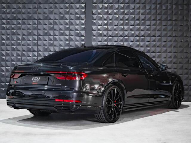 Audi A8 60 TFSI e quattro Lang Pro Line | Pano | 22" | AWS | Laser | 5-zitter | Servo | B&O | HUD | Vent.+Mass. | Side | All Black |