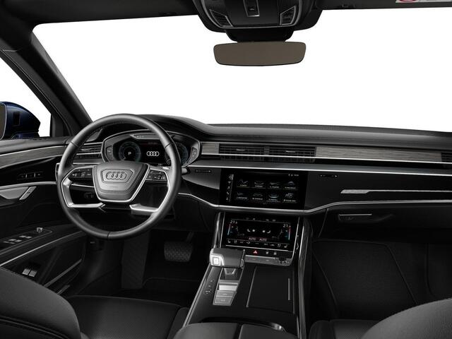 Audi A8 60 TFSI e quattro Lang 462pk | Komt begin juni binnen | Panoramadak | Ventilatie + massage voor en achter | HUD | Luchtvering