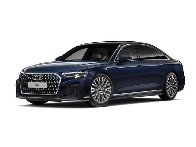 Audi A8 60 TFSI e quattro Lang 462pk | Komt begin juni binnen | Panoramadak | Ventilatie + massage voor en achter | HUD | Luchtvering