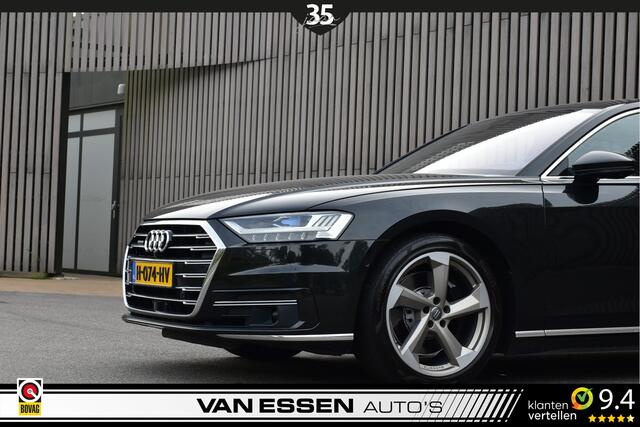 Audi A8 55 TFSI quattro Pro Line Plus 4-Wielsturing ACC Soft-Close Head-Up 360-Camera Trekhaak Leder Volle Auto!