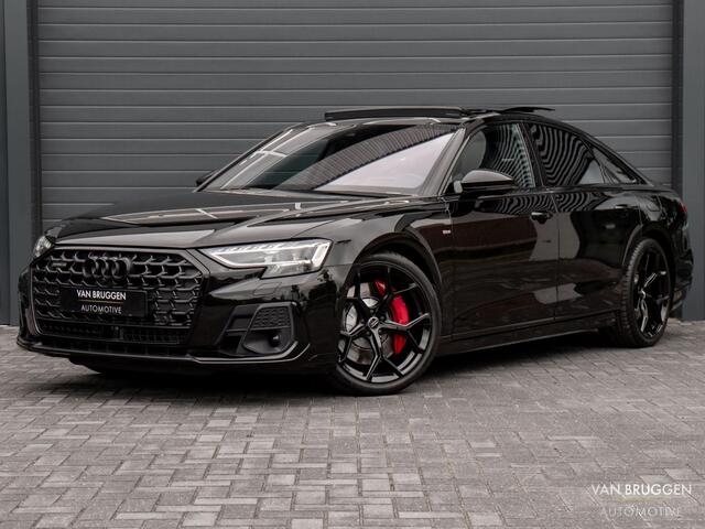 Audi A8 60 TFSI e quattro S-Line 4WS Pano Lucht Exclusive BTW Massage Koeling Softclose Alcantara