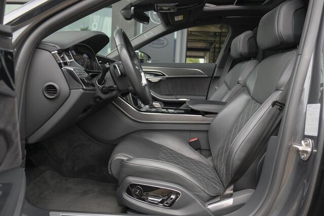 Audi A8 60 TFSIe 462pk S-Line Quattro Panoramdak *BTW* B&O *SOH 100%* 4-Wielsturing RS stoelen Luchtvering Massage Stoelkoeling