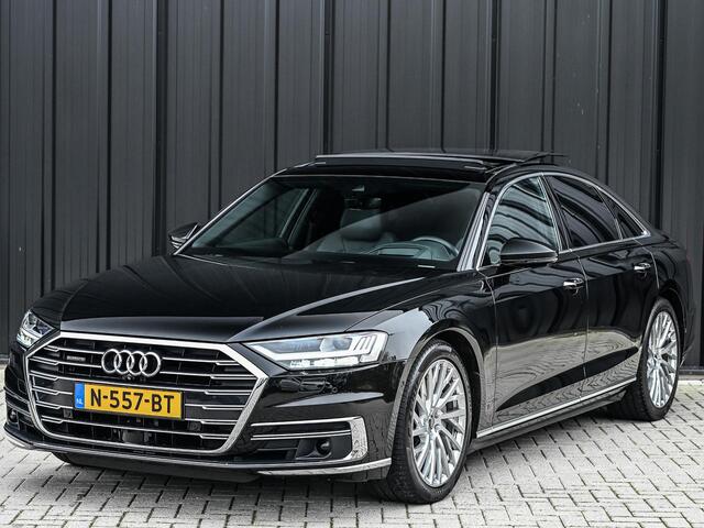Audi A8 55 TFSI quattro Pro Line Plus 55 TFSI QUATTRO PRO LINE PLUS | LUCHTVERING | STANDKACHEL | VIRTUAL COCKPIT | LUCHTVERING | ADAPTIVE CRUISE | STOELVERWARMING EN -VENTILATIE | MASSAGE | 360 CAMERA | PANORAMADAK | LED | STUURVERWARMING | HEAD-UP | AMBIANCE INTERIEUR | SOFT-CLOSE |
