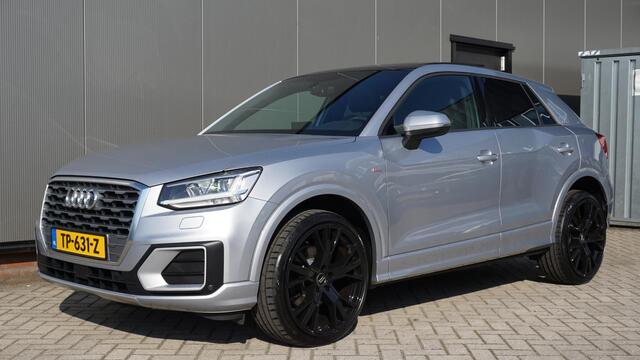 Audi Q2 1.4 TFSI 150pk S-Tronic 2x S-Line Pano.Dak 20inch LM LED Keyless Afn.Trekhaak Sfeerverlichting *Floretzilver Metallic*