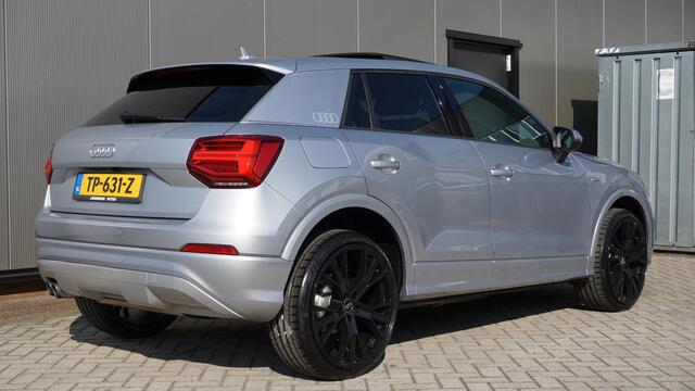 Audi Q2 1.4 TFSI 150pk S-Tronic 2x S-Line Pano.Dak 20inch LM LED Keyless Afn.Trekhaak Sfeerverlichting *Floretzilver Metallic*