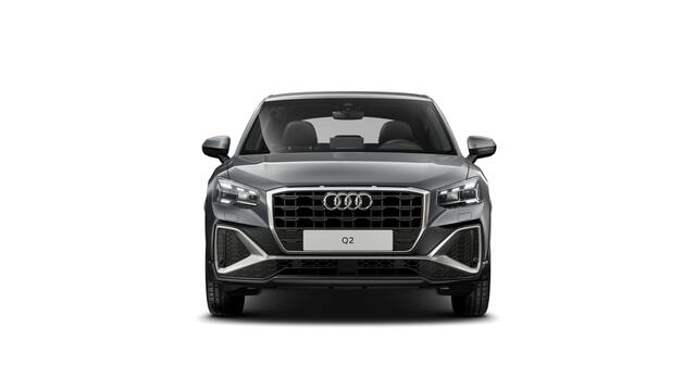 Audi Q2 35 TFSI 150 S tronic S edition Automaat | S line-interieur met sportstoelen en zwarte stoffen-kunstlederen bekleding | Matrix-ledkoplampen met Audi-laserlicht, ledachterlichten, lichtanimatie, dynamische knipperlichten | Velgen, 5-arm-ster, 7Jx17 | Parkee
