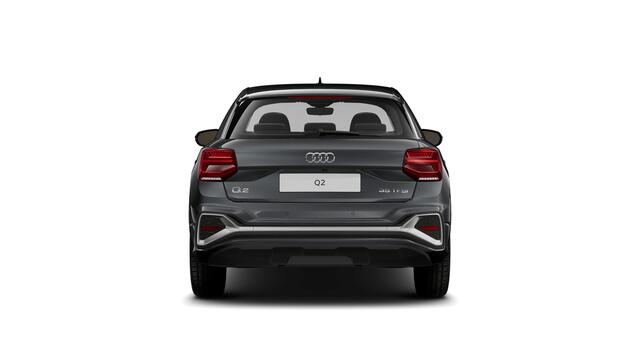 Audi Q2 35 TFSI 150 S tronic S edition Automaat | S line-interieur met sportstoelen en zwarte stoffen-kunstlederen bekleding | Matrix-ledkoplampen met Audi-laserlicht, ledachterlichten, lichtanimatie, dynamische knipperlichten | Velgen, 5-arm-ster, 7Jx17 | Parkee