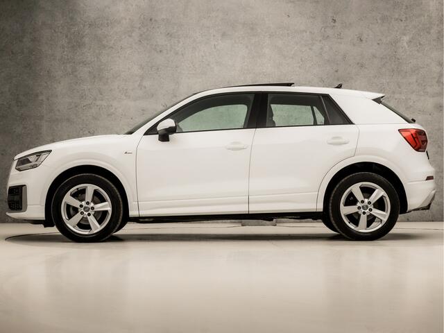 Audi Q2 35 TFSI S-Line Sport 150Pk Automaat (SCHUIFDAK, VIRTUAL COCKPIT, GROOT NAVI, ADAPTIVE CRUISE, STOELVERWARMING, CAMERA, LEDER, ELEK ACHTERKLEP, PLAT S-LINE SPORTSTUUR, NIEUWSTAAT)
