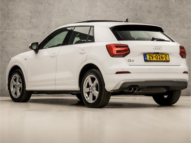 Audi Q2 35 TFSI S-Line Sport 150Pk Automaat (SCHUIFDAK, VIRTUAL COCKPIT, GROOT NAVI, ADAPTIVE CRUISE, STOELVERWARMING, CAMERA, LEDER, ELEK ACHTERKLEP, PLAT S-LINE SPORTSTUUR, NIEUWSTAAT)