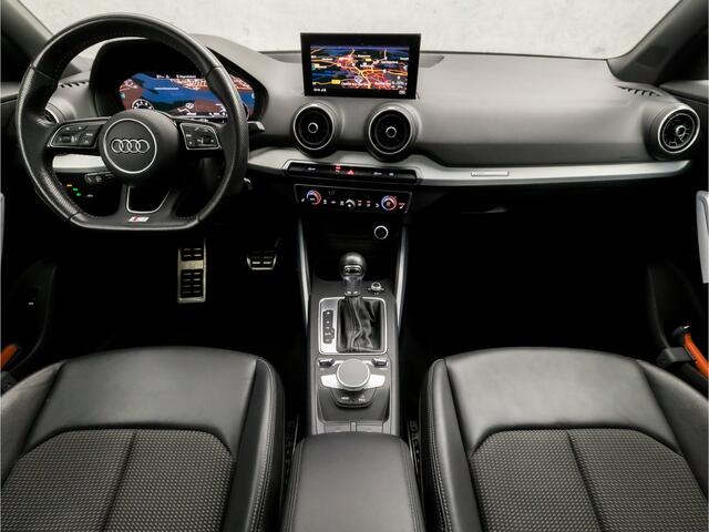 Audi Q2 35 TFSI S-Line Sport 150Pk Automaat (SCHUIFDAK, VIRTUAL COCKPIT, GROOT NAVI, ADAPTIVE CRUISE, STOELVERWARMING, CAMERA, LEDER, ELEK ACHTERKLEP, PLAT S-LINE SPORTSTUUR, NIEUWSTAAT)