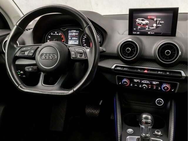 Audi Q2 1.4 TFSI S-Line Sport 150Pk Automaat (SCHUIFDAK, HEAD-UP DISPLAY, GROOT NAVI, CAMERA, LEDER, ADAPTIVE CRUISE, STOELVERWARMING, SFEERVERLICHTING, KEYLESS, LED KOPLAMPEN, NIEUWE APK, NIEUWSTAAT)