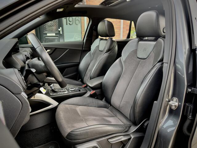 Audi Q2 2.0 TFSI AUT7 QUATTRO SPORT 3X S-LINE 191PK SL-93D.KM PANODAK LEDER NAVI PARK-ASSIST LED 19 INCH-LMV PDC