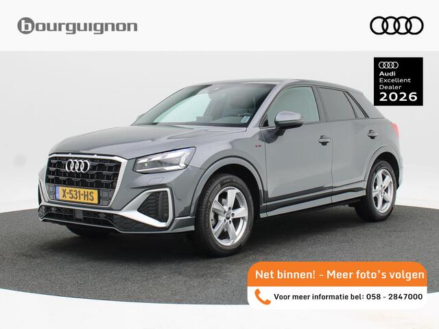 Audi Q2 35 TFSi S Edition 150 Pk Automaat | Zwart Optiek | Virtual Cockpit | Camera | LED | Trekhaak | 17 Inch | 41.329 Km!!