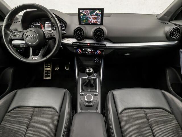 Audi Q2 1.4 TFSI S-Line Sport 150Pk (2X S-LINE, GROOT NAVI, CLIMATE, LEDER, LED KOPLAMPEN, SPORTSTOELEN, CRUISE, ZWART HEMEL, NIEUWE APK, NIEUWSTAAT)