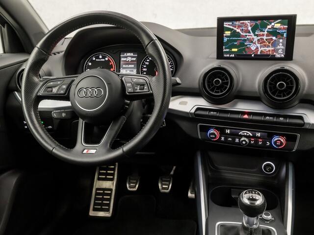 Audi Q2 1.4 TFSI S-Line Sport 150Pk (2X S-LINE, GROOT NAVI, CLIMATE, LEDER, LED KOPLAMPEN, SPORTSTOELEN, CRUISE, ZWART HEMEL, NIEUWE APK, NIEUWSTAAT)