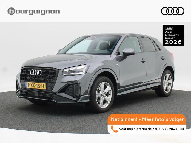 Audi Q2 35 TFSi 150 Pk Automaat S-line | Stoelverwarming | Climatronic | Camera | Navigatie | Full LED | 17 Inch | 32.101 Km !!