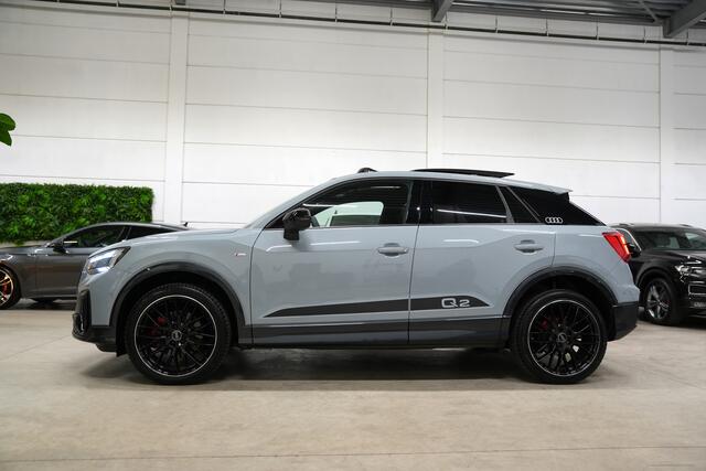 Audi Q2 35 TFSI 3x S-Line Edition one * Pano - Virtual - B&O - Leder - Camera - Keyless - 19" - Matrix - Sfeer *