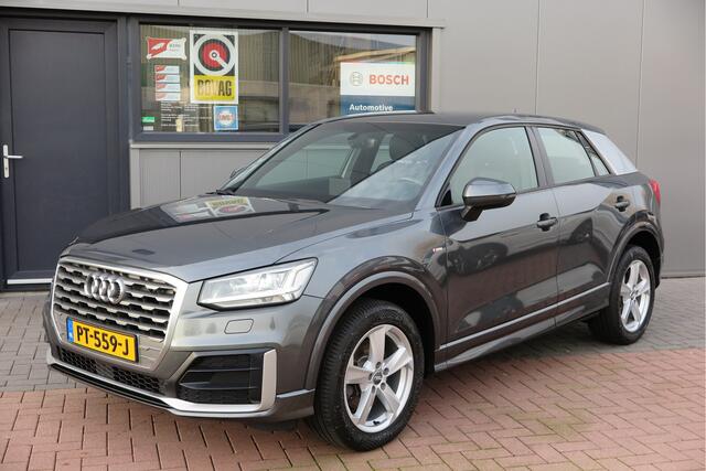 Audi Q2 1.0 TFSI 116pk S-Tronic 2x S-Line Trekhaak , Navigatie , Led , Parkeersensoren, LMV , Telefoonintegratie , etc.
