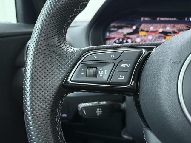 Audi Q2 35 TFSI S Edition | 150 PK | Automaat | Trekhaak | Cruise control | Panoramadak | Matrix LED | Navigatiesysteem | Parkeersensoren | 19" LM velgen | S-Line |