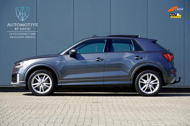 Audi Q2 1.4 TFSI CoD 150 pk LAUNCH EDITION AUTOMAAT / 2 x S LINE / PANORAMADAK / TREKHAAK / APPLE CARPLAY / LEDER / ELEK ACHTERKLEP / STOELVERWARMING