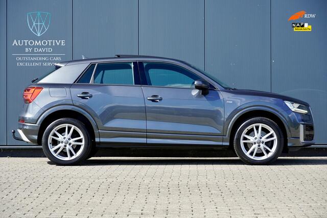 Audi Q2 1.4 TFSI CoD 150 pk LAUNCH EDITION AUTOMAAT / 2 x S LINE / PANORAMADAK / TREKHAAK / APPLE CARPLAY / LEDER / ELEK ACHTERKLEP / STOELVERWARMING