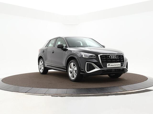 Audi Q2 35 TFSI 150pk S Edition · Camera · Keyless · Adaptive Cruise Control · Matrix LED · Audi Sound · Apple/Android Car Play · Virtual Cockpit ·