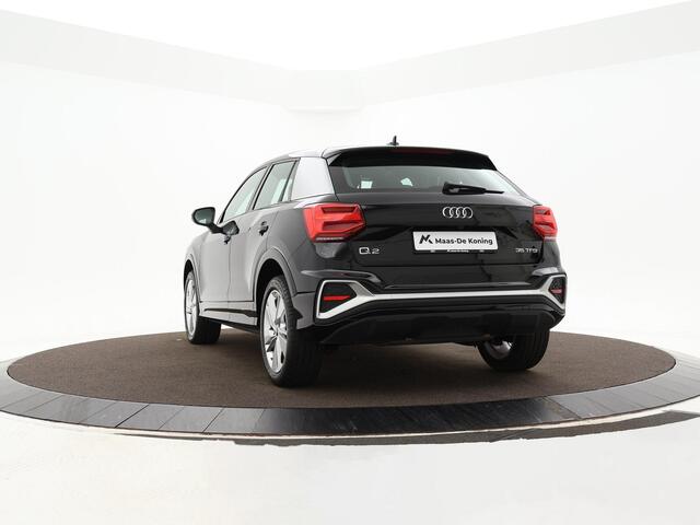 Audi Q2 35 TFSI 150pk S Edition · Camera · Keyless · Adaptive Cruise Control · Matrix LED · Audi Sound · Apple/Android Car Play · Virtual Cockpit ·