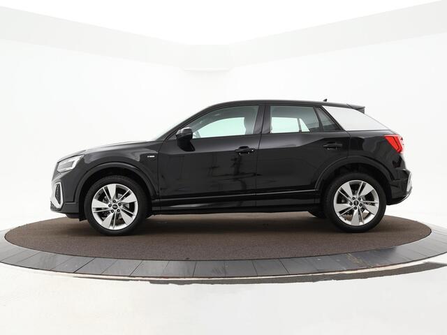 Audi Q2 35 TFSI 150pk S Edition · Camera · Keyless · Adaptive Cruise Control · Matrix LED · Audi Sound · Apple/Android Car Play · Virtual Cockpit ·