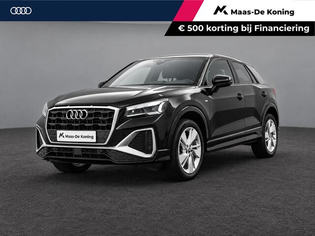 Audi Q2 35 TFSI 150pk S Edition · Camera · Matrix LED · Apple/Android Car Play · Adaptive Cruise Control · Stoelverwarming · Verkeersbord Detectie · Virtual Cockpit ·