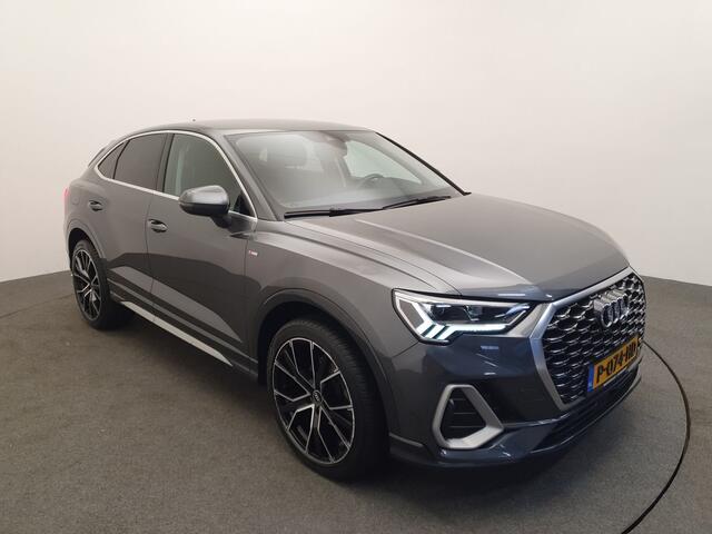 Audi Q3 Sportback 35 TFSI 150pk S-Tronic S-Line 20" Wielen, Half leder/alcantara, Wegklapbare trekhaak, Dodehoek sensoren