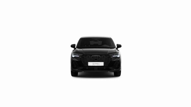 Audi Q3 Sportback 45 TFSI e 245 S tronic S edition Automaat | Elek.inklapbare buitenspiegels | MMI navigatie plus | Adaptive cruise control | Achteruitrijcamera | Bekleding twinleder | LED-koplampen | Audi soundsystem | Aut. dimmende binnenspiegel | Optiekpakket 