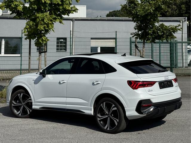 Audi Q3 Sportback 45TFSI E S-Edition Optic Black Pano Camera Matrix-Led ACC Virtual 20-Inch Keyless