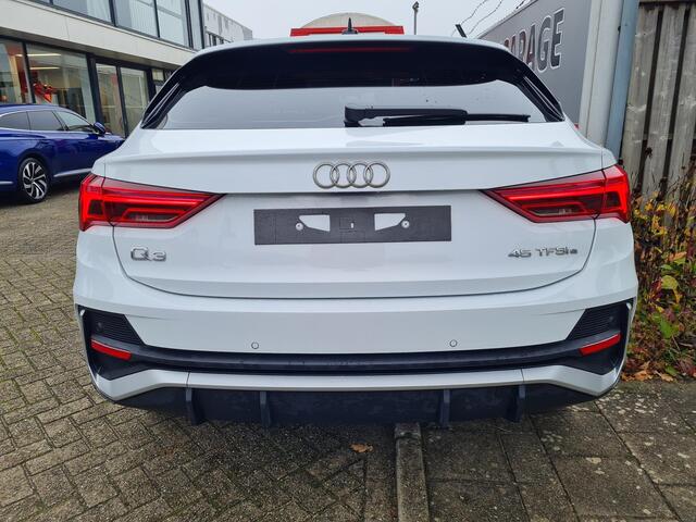 Audi Q3 Sportback 45 TFSI e S Edition 18"/Adaptieve cruise/Dodehoek/LED/Elektrische klep/Keyless/Stoelverwarming/PDC v+a/Apple Carplay & Android Auto
