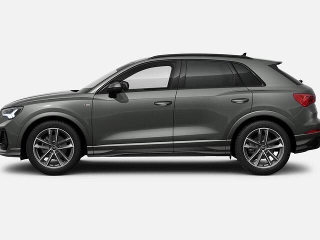 Audi Q3 S edition Competition 35 TFSI 150 PK Audi Q3 35 TFSI S edition Competition 150 PK · Panorama dak · Adaptieve cruise control · Bekleding Leder/Alcantara · SONOS Premium 3D