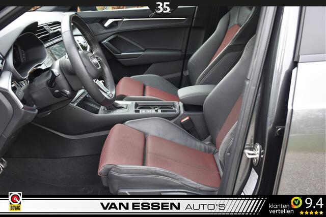 Audi Q3 35 TFSI S Line Aut. Pano Blackline Virtual Sfeerlicht Led ACC Carplay NL-Auto!