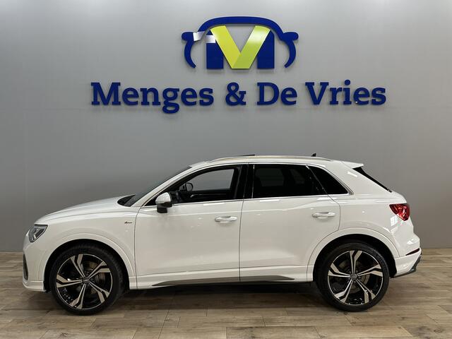 Audi Q3 40 TFSI 190 PK Quattro Pro Line S 3x S Line | Airco ECC | LED | Panorama | Virtual | Adaptive Cruise | Trekhaak | Ambiance | Apple Carplay Android Auto | Isofix | NAP |