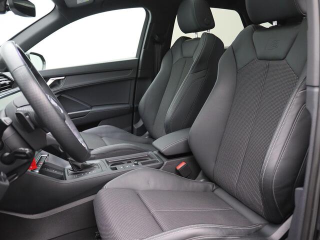 Audi Q3 Sportback 45 TFSI e S Edition 245PK S-Tronic Pano-Schuifdak, Achteruitrijcamera, Adaptieve Cruise Controle, Memorystoel, Stoelverwarming, Elektr. Achterklep, 19" LM Velgen