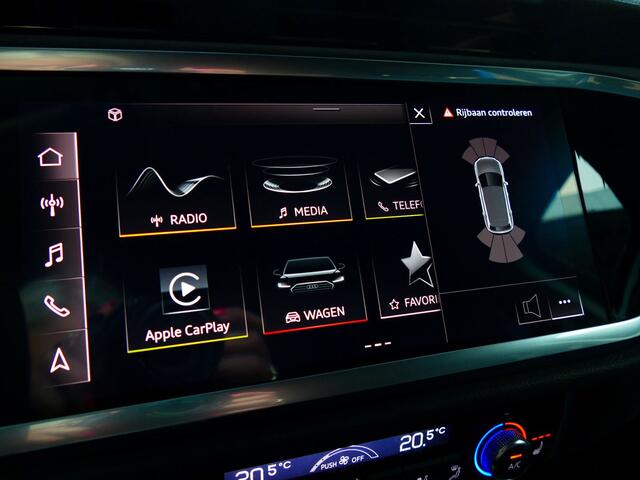 Audi Q3 35 TFSI SPORT LINE CARPLAY NAVI LED ECC PDC SPORTSTOELEN LMV ADAP.CRUISE STOELVERW. KEYLESS 07/2023