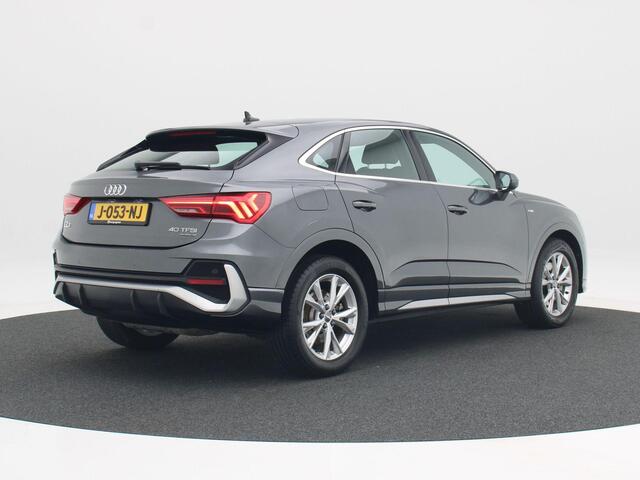 Audi Q3 40 TFSi 190 Pk Automaat quattro S-Line | Sportback | Full LED | Stoelverwarming | Navigatie | Parkeersensoren | 18 Inch | Trekhaak | 53.779 Km!!