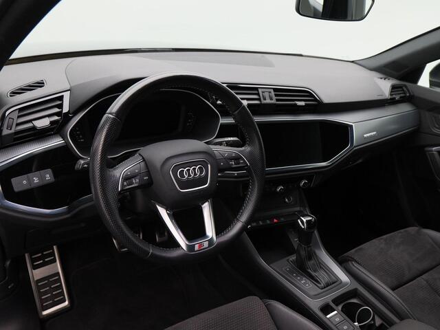 Audi Q3 40 TFSi 190 Pk Automaat quattro S-Line | Sportback | Full LED | Stoelverwarming | Navigatie | Parkeersensoren | 18 Inch | Trekhaak | 53.779 Km!!