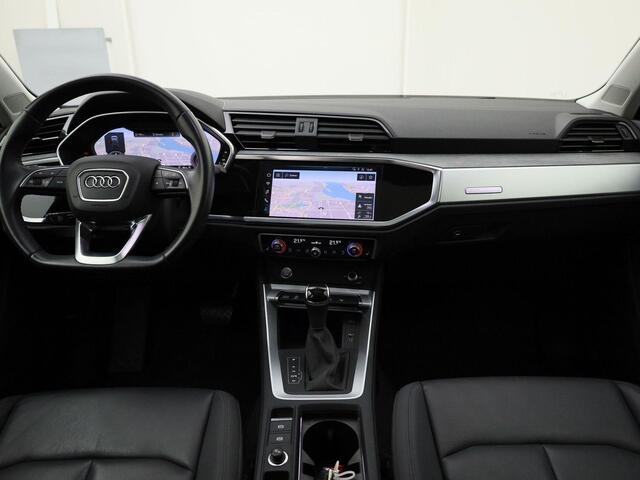 Audi Q3 Sportback 35 TFSI/150PK Business Edition · Panoramadak · Leder · Parkeersensoren + Rondom zichtcamera