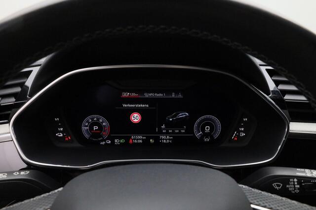 Audi Q3 Sportback 45 TFSI e 245 pk S-tronic S Edition / S-Line | Panoramadak | Matrix LED | Demperregeling | Leder/alcantara | Achteruitrijcamera | Alcantara delen