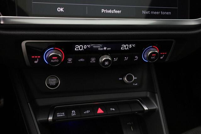 Audi Q3 Sportback 45 TFSI e 245 pk S-tronic S Edition / S-Line | Panoramadak | Matrix LED | Demperregeling | Leder/alcantara | Achteruitrijcamera | Alcantara delen