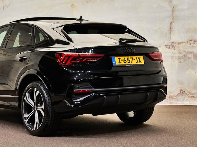 Audi Q3 Sportback 45 TFSI e S Edition, NP78k, pano, SONOS, tr.haak, ACC, assistentiepakket, leder, matrix-LED, 20", privacy