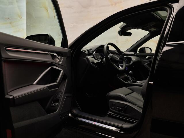 Audi Q3 Sportback 45 TFSI e S Edition, NP78k, pano, SONOS, tr.haak, ACC, assistentiepakket, leder, matrix-LED, 20", privacy