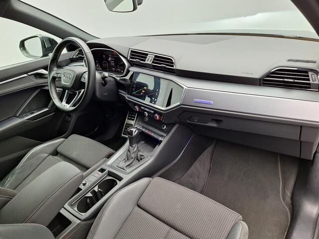 Audi Q3 Sportback 45 TFSI e S Line Plug In Hybrid 245pk PHEV | Camera | Carplay | Keyless | 20"L.M | Electrische Sportstoelen Verwarmd | Virtual | Sfeerverlichting | Navi Full Map | BLIS |