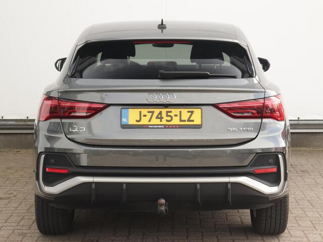 Audi Q3 Sportback 35 TFSI Pro Line | S-Line | Trekhaak | Camera | Dodehoekdetectie | Adaptive cruise | Navigatie | Stoelverwarming | Smartphone interface |
